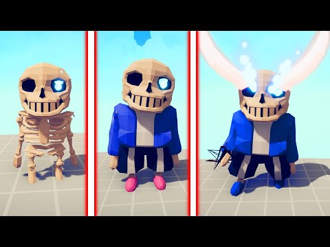 EVOLUTION OF SANS | TABS - Totally Accurate Battle Simulator