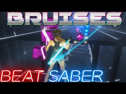 Beat Saber || Fox Stevenson – Bruises (Expert+) First Attempt || Mixed Reality