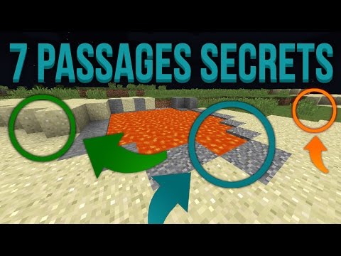 7 secret passages in Minecraft!