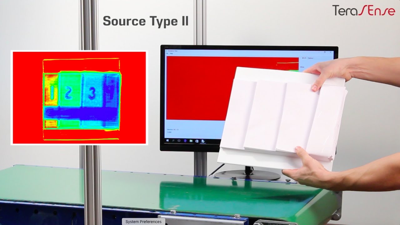 Demonstration of THz food imaging