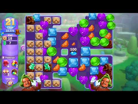 Wonka's World of Candy Level 99 no booster [Gameplay Walkthrough] [Zynga]
