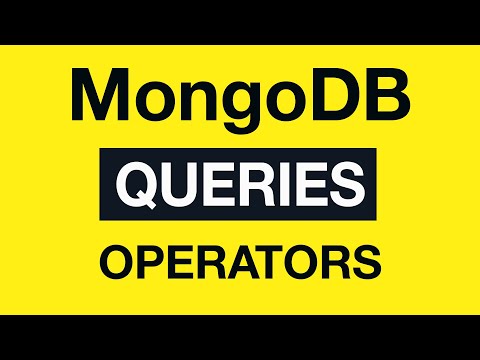 05 MongoDB Queries Introduction to Operators