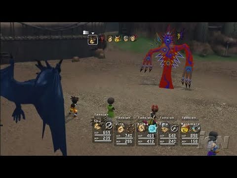 Blue Dragon Xbox 360 Gameplay - Murals Come to Life