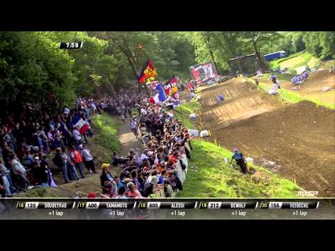 Romain Febvre vs Max Nagl MXGP of France 2015 - motocross