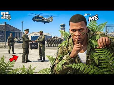 GTA 5 : Franklin Spy On Military To Get The SECRET Information In GTA 5 ! (GTA 5 Mods)