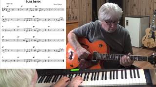 Blue 7 - Jazz guitar &amp; piano cover ( Sonny Rollins )