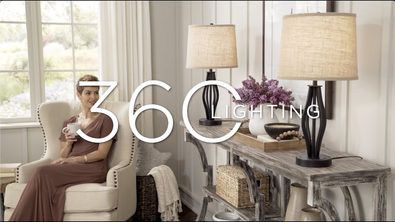 Video 1 A Video About the Heather Iron Table Lamps Set of 2