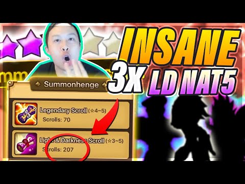 Saved For YEARS & Gets 3 LD Nat 5s?! - 207 LD + 70 Legendary Scrolls!