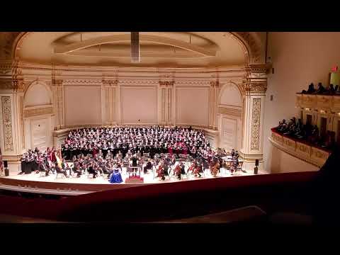 Rutter Requiem Mvt  6 John Rutter Conducting The Continuo Arts Symphonic Chorus in Carnegie Hall.