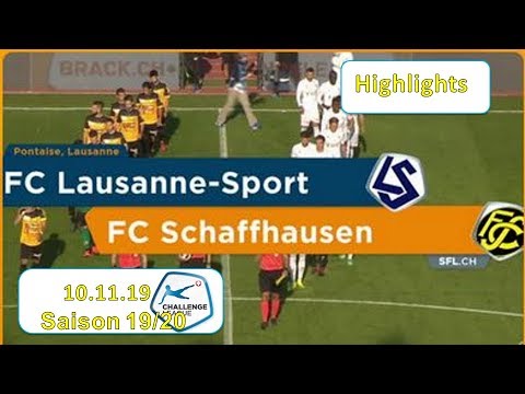 Highlights: FC Lausanne - Sport vs Fc Schaffhausen (10.11.19)