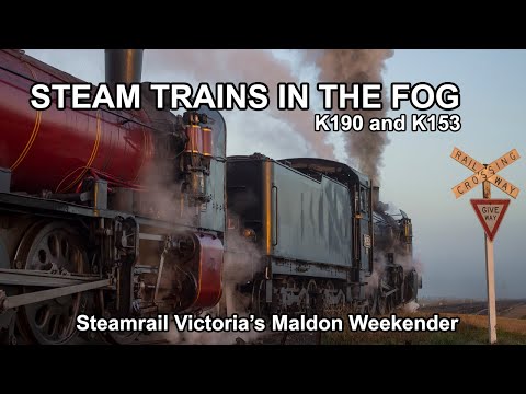 Steam Trains with Atmosphere! Steamrail Victoria's Maldon Weekender