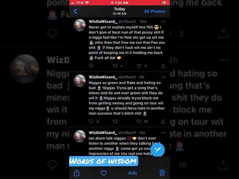Words 0f #WizDaWizard