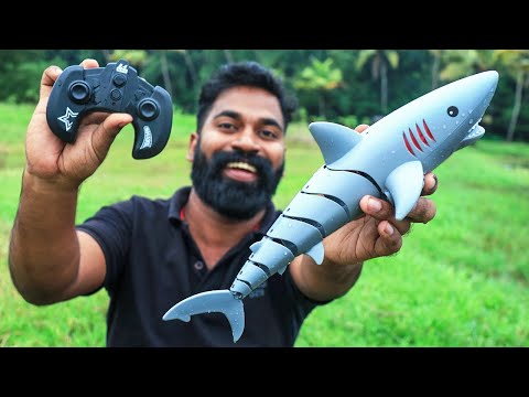 Robot Shark Testing | റോബോട്ട് ഷാർക്കിനെ തോട്ടിൽ ഇറക്കി വിട്ടപ്പോൾ | M4 TECH |