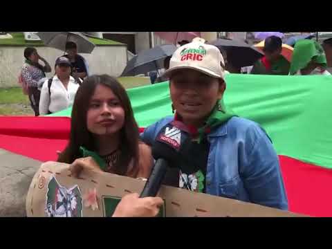Jóvenes de Popayán marcharon por las calles y exigen el fin de la violencia en el Cauca