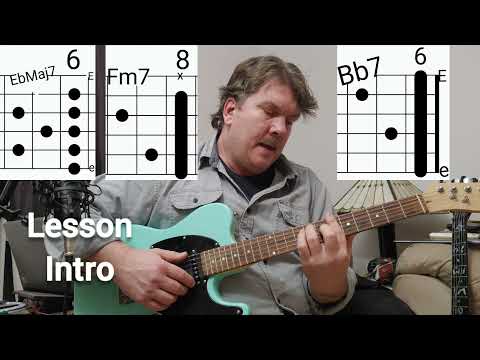 September in the Rain Guitar Lesson Jazz Standard Tutorial How to play with simple chord Arrangement