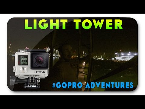 Climbing a Giant Light Tower - Gopro Adventrures #15
