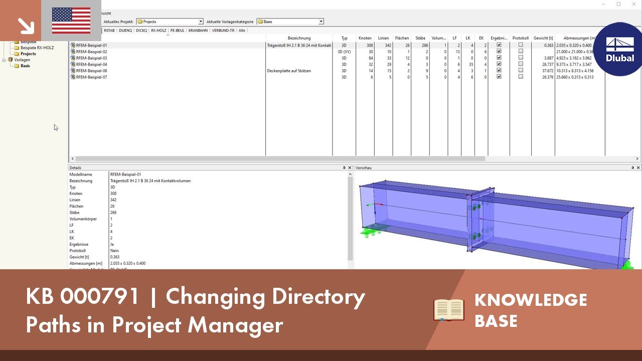 KB 000791 | Changing Directory Paths in Project Manager