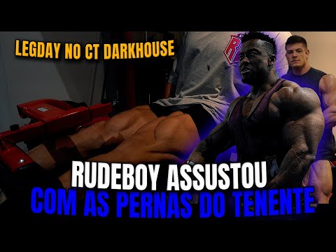 LIEUTENANT BRENO MET THE NEW CT DARK HOUSE AND CRUSHED IT AT LEGDAY - WITH RUDEBOY