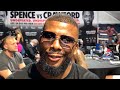 Badou Jack reacts to INTENSE Spence vs Crawford weigh in! Picks Charlo to beat Canelo