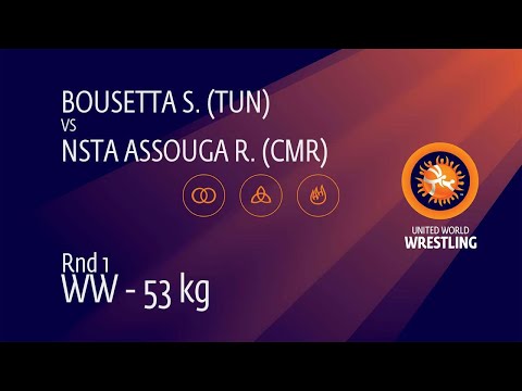 Round 1 WW - 53 kg: S. BOUSETTA (TUN) v. R. NSTA ASSOUGA (CMR)