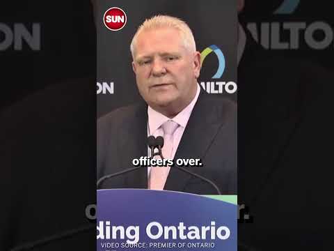 Doug Ford "I'll build as many jails as we need" to deal with criminals. ontariopolitics