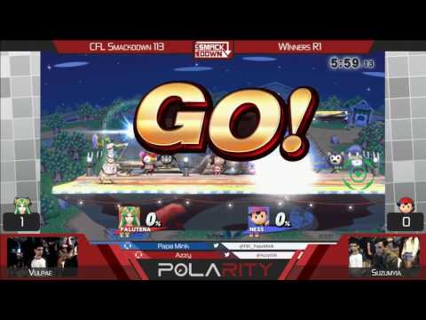 CFL Smackdown 113 WiiU - Vulpae (Palutena) vs Suzumyia (Ness, Marth) - Winners R1