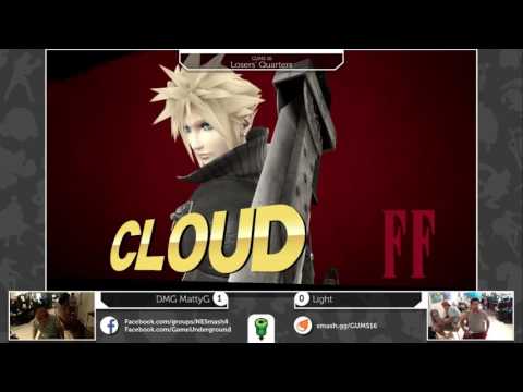 GUMS 16 Singles (Loser's Quarters) - Light (Fox) vs DMG MattyG (Cloud)