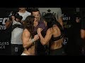 Sara McMann Vs Ketlen Vieira Weigh In Face Off UFC 215 Nunes Vs Shevchenko 2 R WMMA