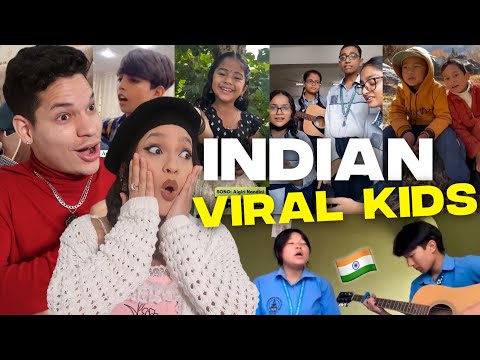 These Indian Kids are BRILLIANT!! Waleska & Efra react to Viral Indian Reels/TikToks