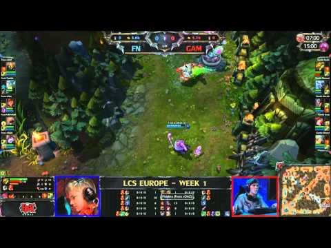 Fnatic vs Gambit - LCS 2013 EU Spring W1D2 (English)