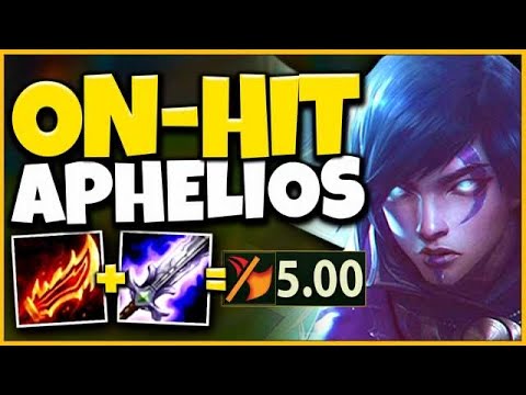 *5.0 ATTACK SPEED* APHELIOS CAN 1V9 EVERYONE NOW (HIGHEST DPS) - League of Legends