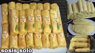 Download lagu RESEP SOSIS SOLO EKONOMIS‼️ HASIL KOKOH....  ANTI SOBEK DAN LENTUR mp3