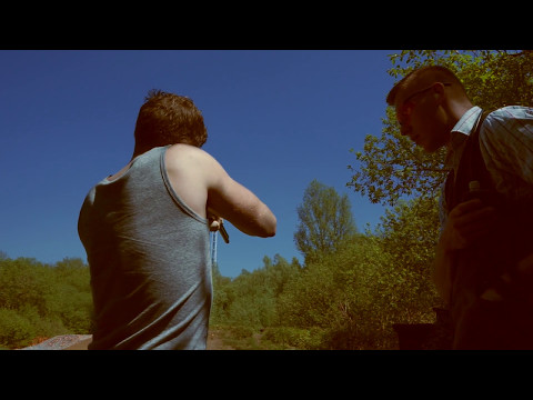 Shooting clay pigeons with my sister!