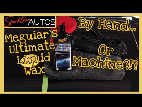 Meguiars ULTIMATE Liquid Wax - Hand vs Machine application #meguiars #cardetailing #carcare