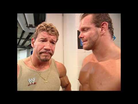 Heidenreich, Chris Benoit and Eddie Guerrero backstage: SmackDown, June 9, 2005