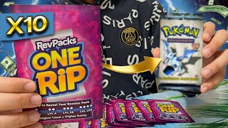 Opening 10X NEW @PokeRev ONE RIP Mystery Packs 🤩🔥