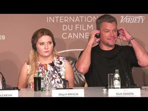 Matt Damon on 'Stillwater' and  His Trump-Supporting Character - Cannes Press Conference