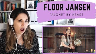 REACTION TO Floor Jansen singing Alone by Heart!!