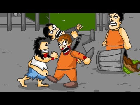 Hobo 2: Prison Brawl - Lets Get Out of this Joint [Gameplay, Walkthrough] Video