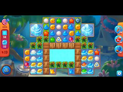 Fishdom. 5636 one shot 🎯 level no boosters and diamonds