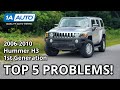 Top 5 Problems Hummer H3 SUV 2006 2010 1st Generation