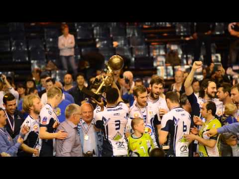 Podium Tours Volley ball - Finale Championnat de France de volleyball 2014