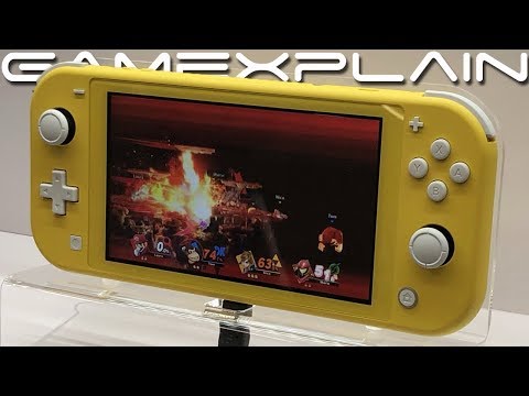 Switch LITE: A Close-Up Look + Gameplay! (All 3 Colors! Gamescom)