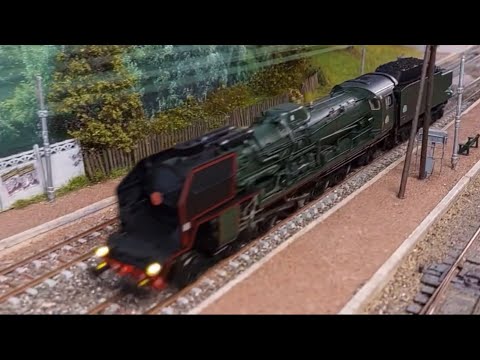 SNCF 241 P - yesterday and today H0 and real - Europe’s largest steam locomotives 4-8-2