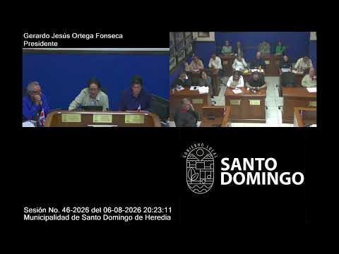 Concejo Municipal, Santo Domingo, Sesión Extraordinaria