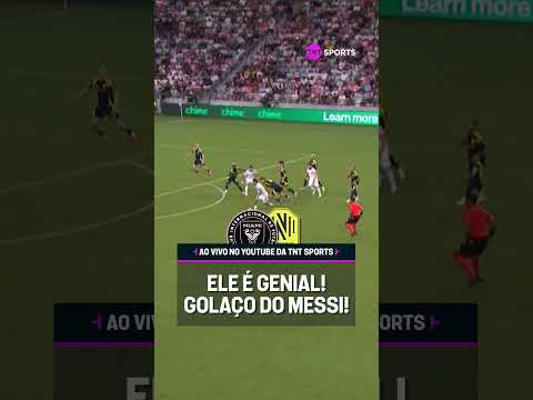 É GÊNIO, É MESSI! QUE GOLAÇO DO MESSI NA MLS CONTRA O NASHVILLE SC #shorts