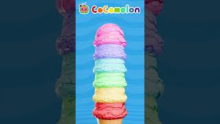 Download lagu We Made the BRIGHTEST Ice Cream Rainbow Ever! 🍦🌈| #shorts #rainbowicecream #funforkids #kidscrafts mp3