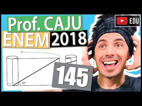 [ENEM 2018] 145 📓 Trigonometria Para decorar um cilindro circular reto será usada uma faixa