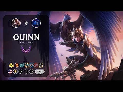 Quinn Mid vs Aurelion Sol - NA Master Patch 13.9
