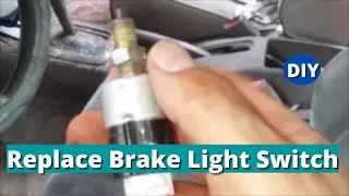 How to Remove, Test and  Replace Brake Light Switch -  Toyota Corolla and Camry